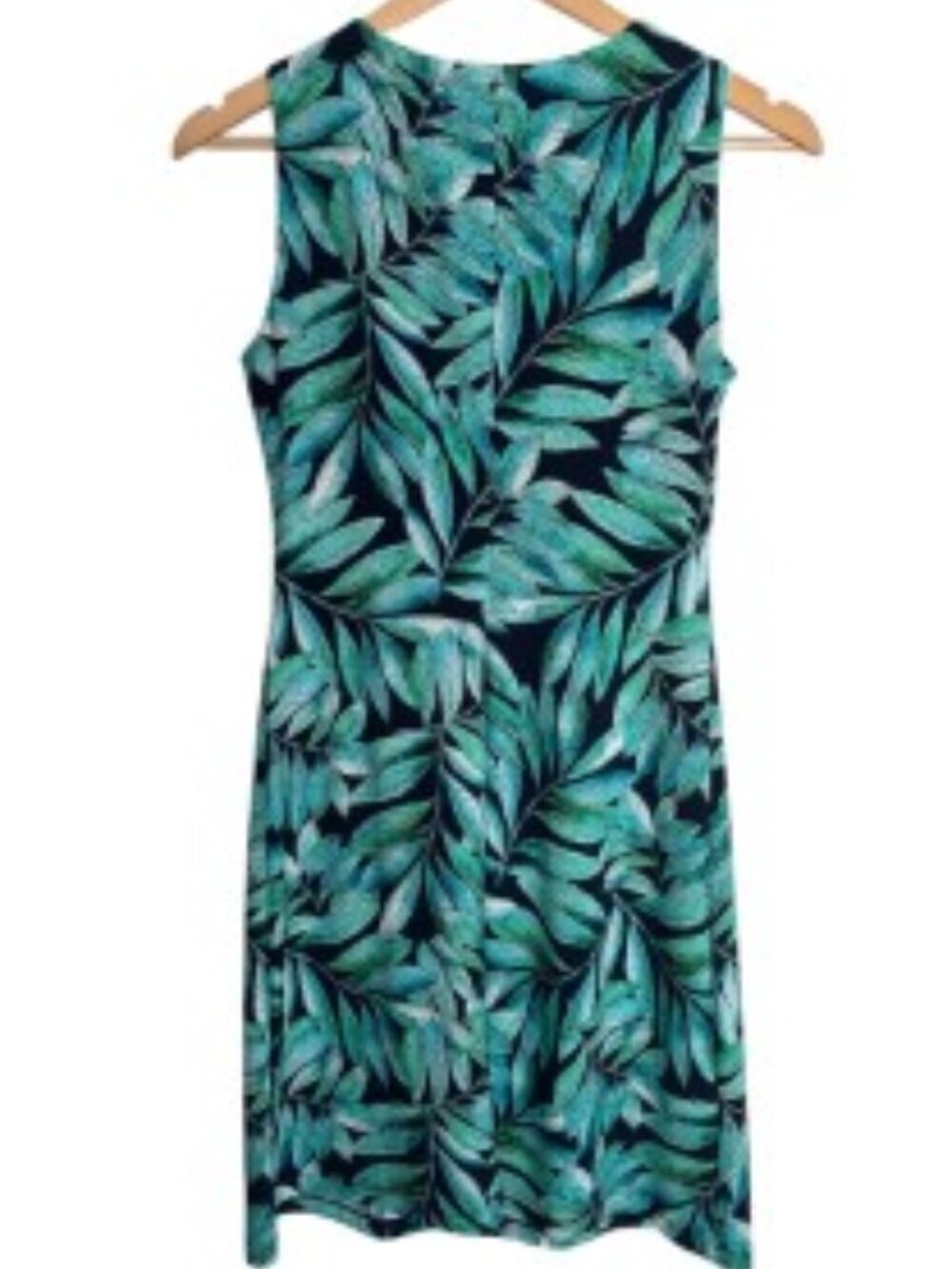 Tommy Hilfiger Tropical Print Sleeveless Dress 2 - Picture 3 of 4